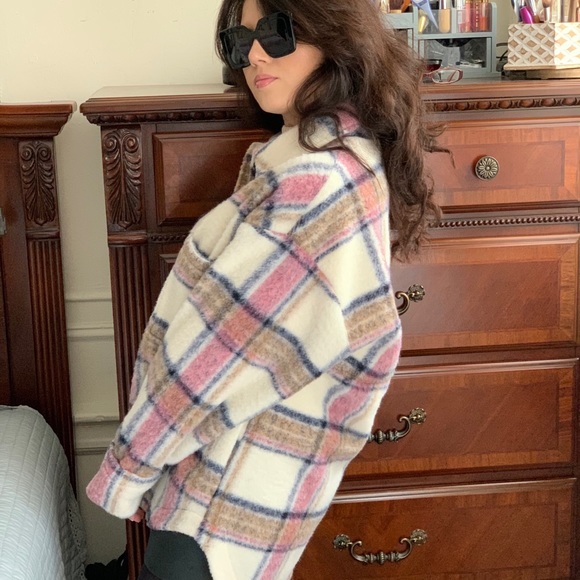Zara plaid overshirt/shacket - Picture 10 of 11